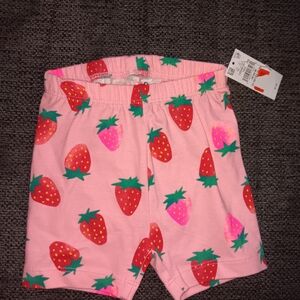 18-24M Old Navy Pink Strawberry Kids Shorts